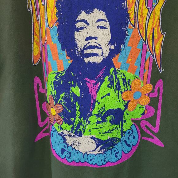 Urban Outfitters Size OS Oversized Crewneck Jimi Hendrix Graphic Sweatshirt - Picture 8 of 8